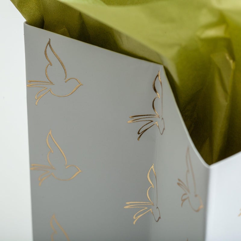 DaySpring Confirmation Communion Gold Cross Gift Bag - Medium - Image 2